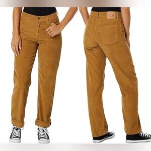 Levi's Women's 94 Baggy ,Corduroy Jeans - Tan